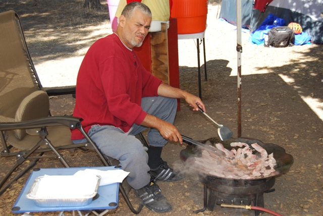 Paco Guerrero Cooking Breakfast